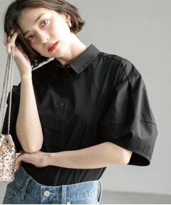 OPAQUE.CLIP / オペーク ドット クリップ シャツ・ブラウス | 《美人百花掲載》ランタンスリーブシャツ【洗濯機洗い可】