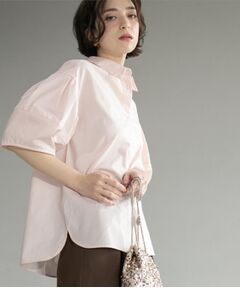 OPAQUE.CLIP / オペーク ドット クリップ シャツ・ブラウス | 《美人百花掲載》ランタンスリーブシャツ【洗濯機洗い可】