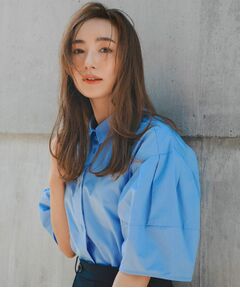 OPAQUE.CLIP / オペーク ドット クリップ シャツ・ブラウス | 《美人百花掲載》ランタンスリーブシャツ【洗濯機洗い可】