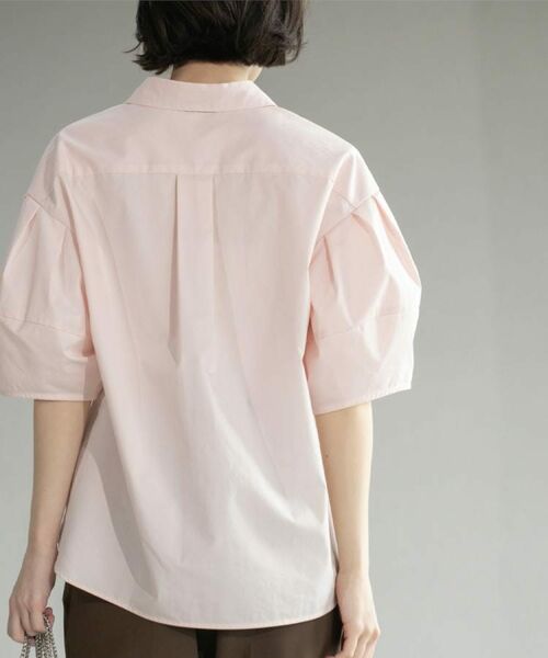 OPAQUE.CLIP / オペーク ドット クリップ シャツ・ブラウス | 《美人百花掲載》ランタンスリーブシャツ【洗濯機洗い可】 | 詳細20