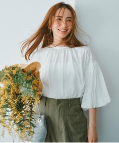 OPAQUE.CLIP / オペーク ドット クリップ シャツ・ブラウス | バルーンスリーブブラウス【洗濯機洗い可】