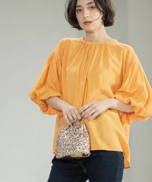 OPAQUE.CLIP / オペーク ドット クリップ シャツ・ブラウス | バルーンスリーブブラウス【洗濯機洗い可】 | 詳細14