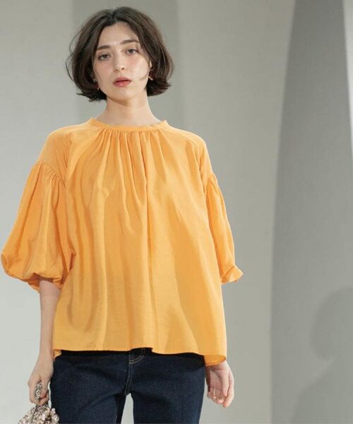 OPAQUE.CLIP / オペーク ドット クリップ シャツ・ブラウス | バルーンスリーブブラウス【洗濯機洗い可】 | 詳細17