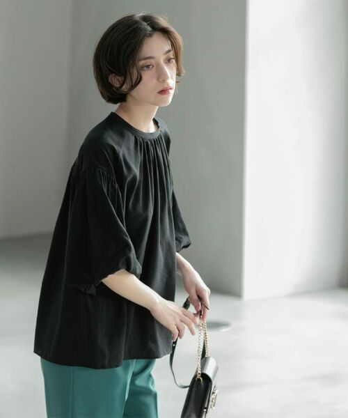 OPAQUE.CLIP / オペーク ドット クリップ シャツ・ブラウス | バルーンスリーブブラウス【洗濯機洗い可】 | 詳細23