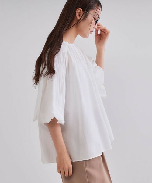 OPAQUE.CLIP / オペーク ドット クリップ シャツ・ブラウス | バルーンスリーブブラウス【洗濯機洗い可】 | 詳細30