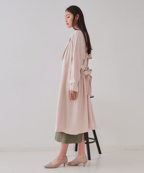 OPAQUE.CLIP / オペーク ドット クリップ トレンチコート | 《大人百花掲載》リラクシートレンチコート【洗える】 | 詳細10