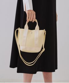 OPAQUE.CLIP / オペーク ドット クリップ ショルダーバッグ | 【長さ調整可能】シュリンク合皮コンビミニショルダーバッグ