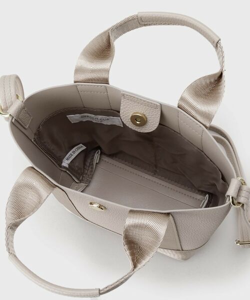 OPAQUE.CLIP / オペーク ドット クリップ ショルダーバッグ | 【長さ調整可能】シュリンク合皮コンビミニショルダーバッグ | 詳細18