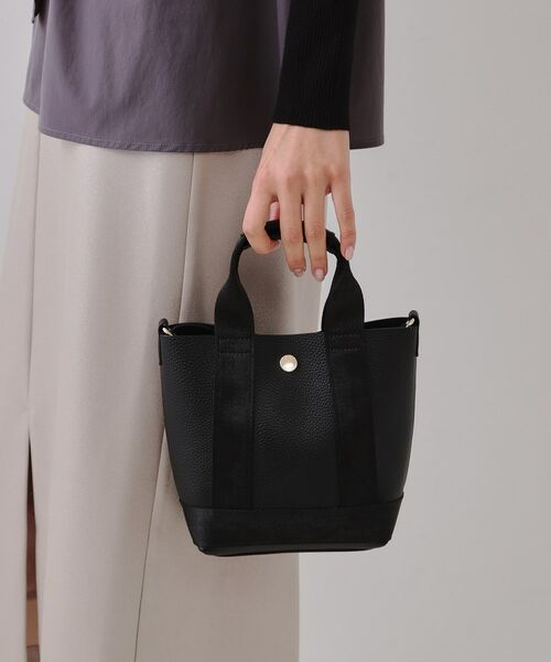 OPAQUE.CLIP / オペーク ドット クリップ ショルダーバッグ | 【長さ調整可能】シュリンク合皮コンビミニショルダーバッグ | 詳細3