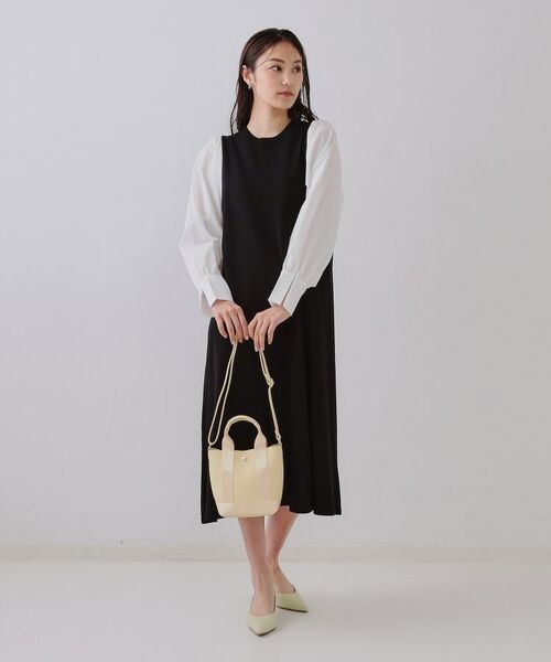 OPAQUE.CLIP / オペーク ドット クリップ ショルダーバッグ | 【長さ調整可能】シュリンク合皮コンビミニショルダーバッグ | 詳細8