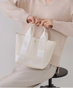 OPAQUE.CLIP / オペーク ドット クリップ ショルダーバッグ | 【2WAY】シュリンク合皮コンビミドルショルダーバッグ