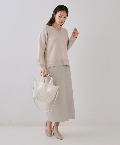 OPAQUE.CLIP / オペーク ドット クリップ ショルダーバッグ | 【2WAY】シュリンク合皮コンビミドルショルダーバッグ | 詳細2