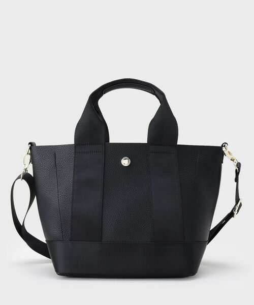 OPAQUE.CLIP / オペーク ドット クリップ ショルダーバッグ | 【2WAY】シュリンク合皮コンビミドルショルダーバッグ | 詳細9