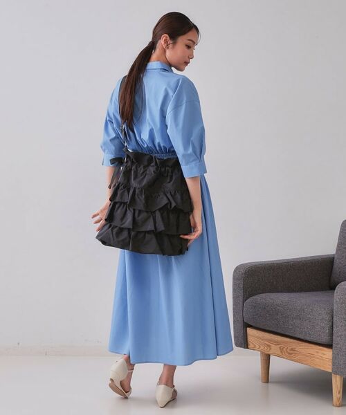 OPAQUE.CLIP / オペーク ドット クリップ ショルダーバッグ | 【長さ調整可能】ドロストリボンフリルティアードショルダーバッグ | 詳細2