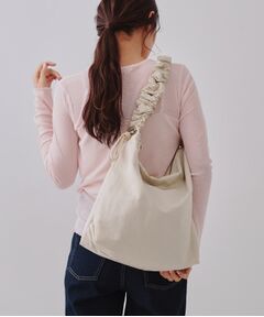 OPAQUE.CLIP / オペーク ドット クリップ ショルダーバッグ | 【2WAY／A4サイズ対応】ドロストギャザーフリルハンドルワンショルダーバッグ