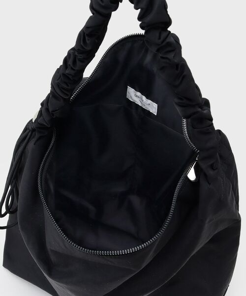 OPAQUE.CLIP / オペーク ドット クリップ ショルダーバッグ | 【2WAY／A4サイズ対応】ドロストギャザーフリルハンドルワンショルダーバッグ | 詳細19