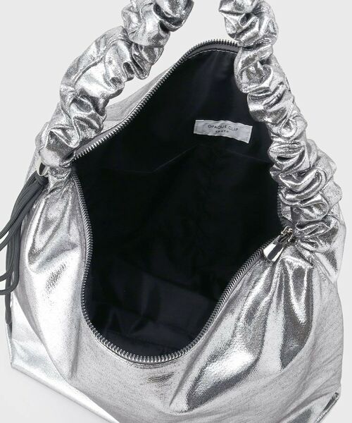 OPAQUE.CLIP / オペーク ドット クリップ ショルダーバッグ | 【2WAY／A4サイズ対応】ドロストギャザーフリルハンドルワンショルダーバッグ | 詳細21