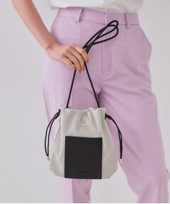 OPAQUE.CLIP / オペーク ドット クリップ ショルダーバッグ | 【長さ調整可能】巾着ドロストーリングミニショルダーバッグ