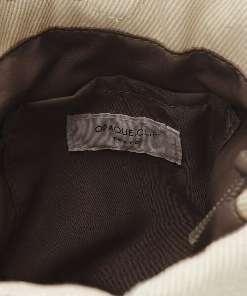 OPAQUE.CLIP / オペーク ドット クリップ ショルダーバッグ | 【長さ調整可能】巾着ドロストーリングミニショルダーバッグ | 詳細22