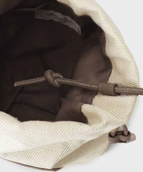 OPAQUE.CLIP / オペーク ドット クリップ ショルダーバッグ | 【長さ調整可能】巾着ドロストーリングミニショルダーバッグ | 詳細23