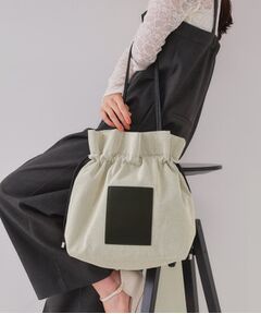 OPAQUE.CLIP / オペーク ドット クリップ トートバッグ | 【A4サイズ対応】巾着ドロストーリングトートバッグ