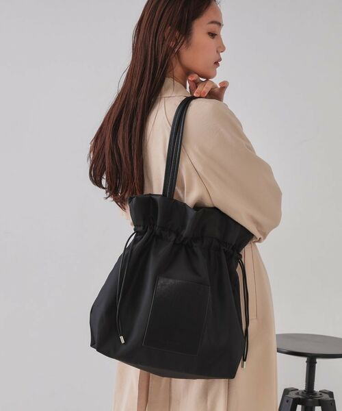 OPAQUE.CLIP / オペーク ドット クリップ トートバッグ | 【A4サイズ対応】巾着ドロストーリングトートバッグ | 詳細1