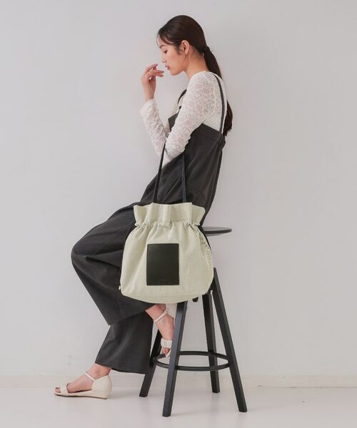 OPAQUE.CLIP / オペーク ドット クリップ トートバッグ | 【A4サイズ対応】巾着ドロストーリングトートバッグ | 詳細6