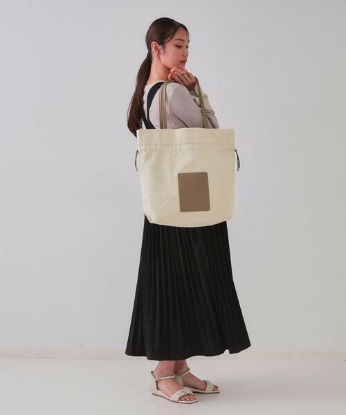 OPAQUE.CLIP / オペーク ドット クリップ トートバッグ | 【A4サイズ対応】巾着ドロストーリングトートバッグ | 詳細9