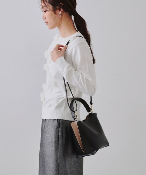 OPAQUE.CLIP / オペーク ドット クリップ ショルダーバッグ | 【2WAY】バイカラーワンハンドルミニショルダーバッグ | 詳細4