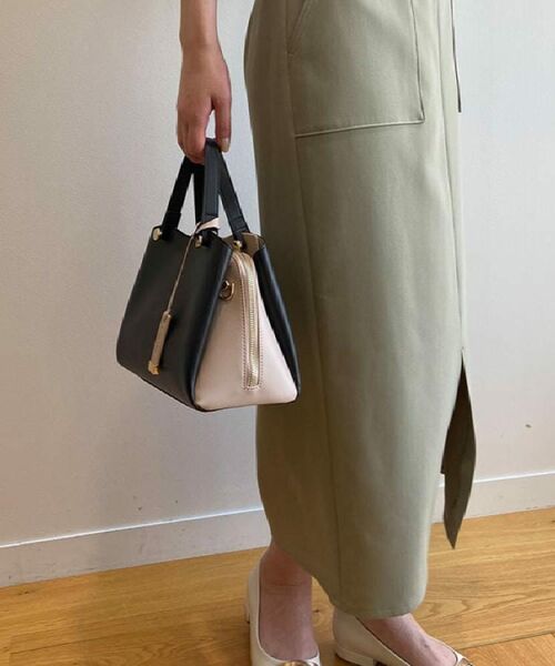 OPAQUE.CLIP / オペーク ドット クリップ ボストンバッグ | 【2WAY】バイカラーミドルボストンバッグ | 詳細28