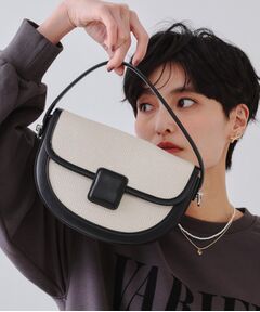 OPAQUE.CLIP / オペーク ドット クリップ ショルダーバッグ | 【2WAY】キャンバストリミングデザインバッグ