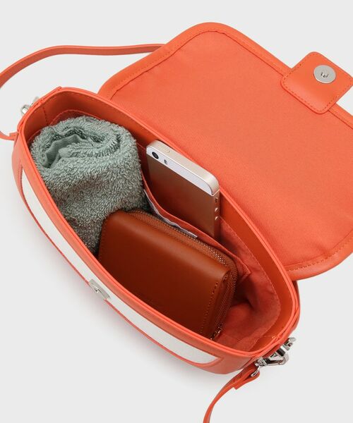 OPAQUE.CLIP / オペーク ドット クリップ ショルダーバッグ | 【2WAY】キャンバストリミングデザインバッグ | 詳細14