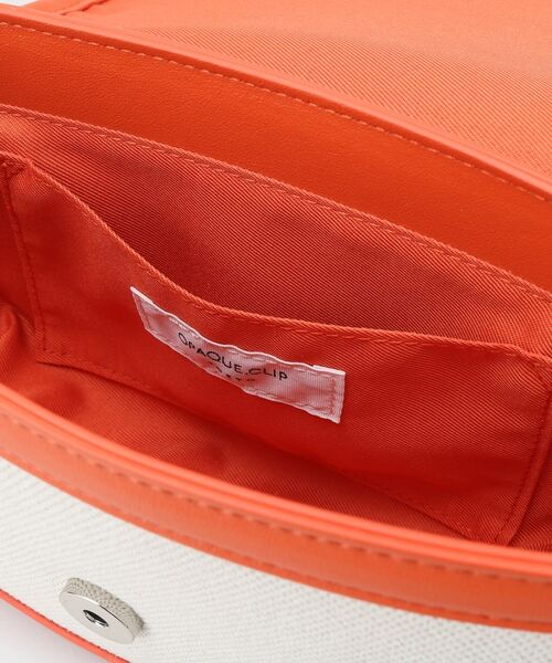 OPAQUE.CLIP / オペーク ドット クリップ ショルダーバッグ | 【2WAY】キャンバストリミングデザインバッグ | 詳細15