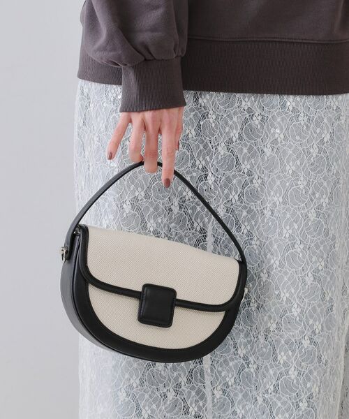 OPAQUE.CLIP / オペーク ドット クリップ ショルダーバッグ | 【2WAY】キャンバストリミングデザインバッグ | 詳細2