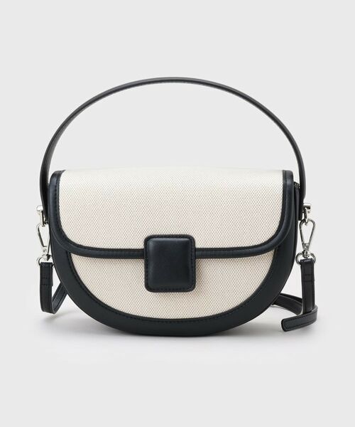 OPAQUE.CLIP / オペーク ドット クリップ ショルダーバッグ | 【2WAY】キャンバストリミングデザインバッグ | 詳細7