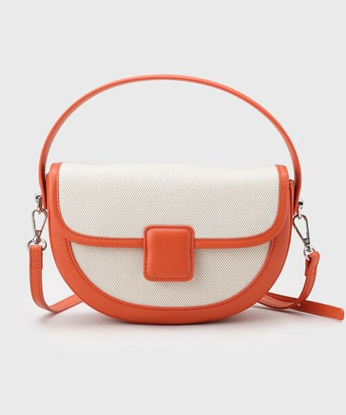 OPAQUE.CLIP / オペーク ドット クリップ ショルダーバッグ | 【2WAY】キャンバストリミングデザインバッグ | 詳細8