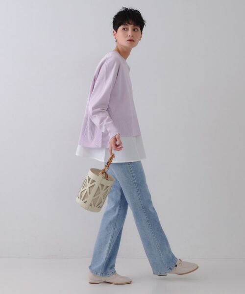 OPAQUE.CLIP / オペーク ドット クリップ ハンドバッグ | 【2WAY】バンブーハンドルデザインショルダーバッグ | 詳細8