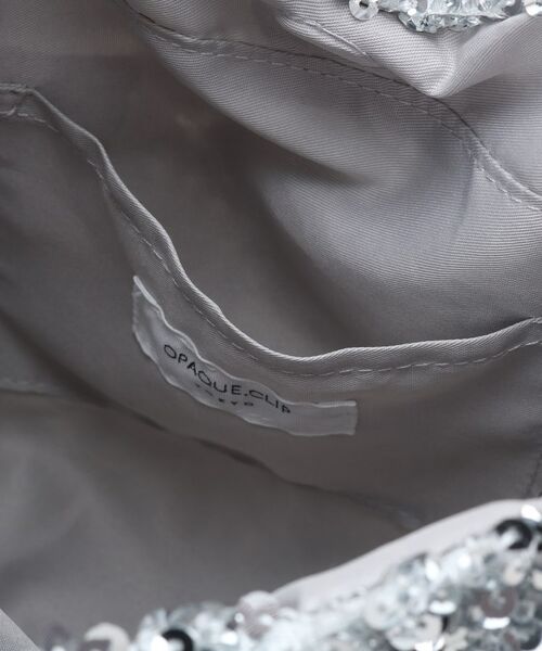 OPAQUE.CLIP / オペーク ドット クリップ ハンドバッグ | 【ハート型カラビナ付】スパンコールハンドバッグ | 詳細13