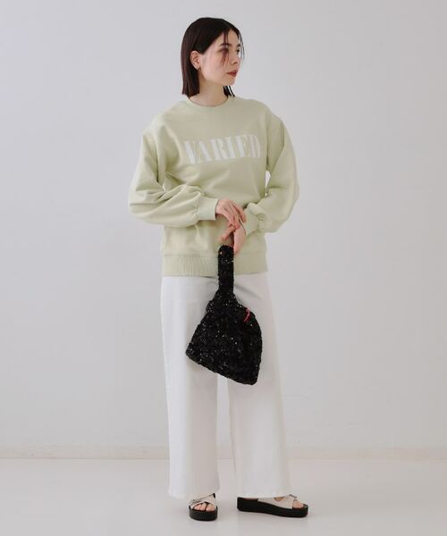 OPAQUE.CLIP / オペーク ドット クリップ ハンドバッグ | 【ハート型カラビナ付】スパンコールハンドバッグ | 詳細4