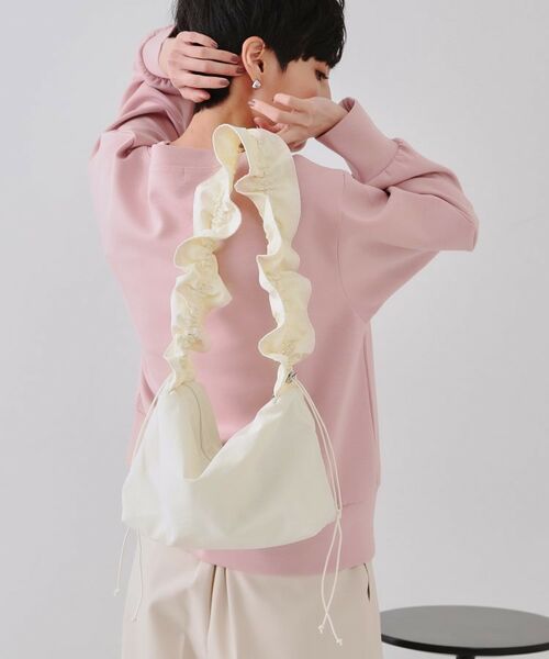 OPAQUE.CLIP / オペーク ドット クリップ ショルダーバッグ | 【2WAY】フリルワンハンドルショルダーバッグ | 詳細1