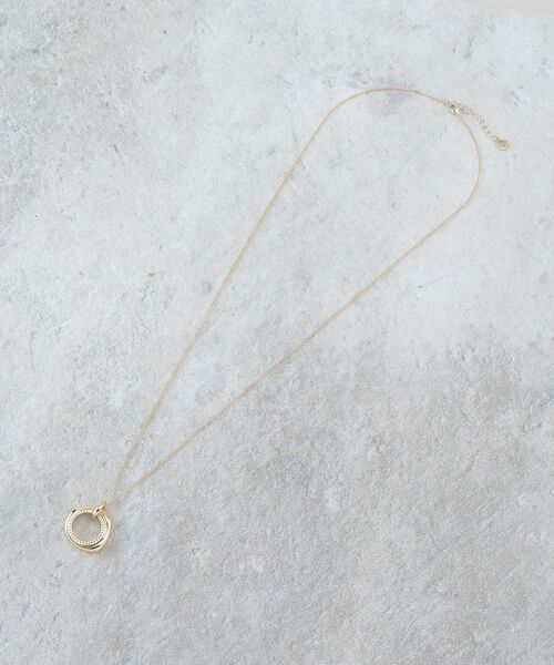 OPAQUE.CLIP / オペーク ドット クリップ ネックレス・ペンダント・チョーカー | メタルビジューリングネックレス | 詳細2