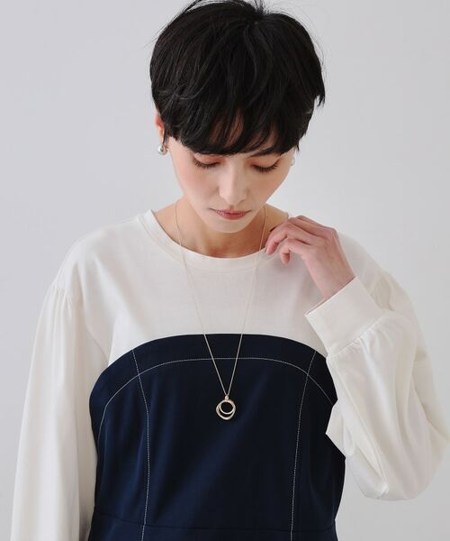 OPAQUE.CLIP / オペーク ドット クリップ ネックレス・ペンダント・チョーカー | メタルビジューリングネックレス | 詳細5