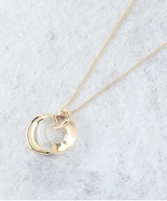 OPAQUE.CLIP / オペーク ドット クリップ ネックレス・ペンダント・チョーカー | メタル×クリアリングネックレス