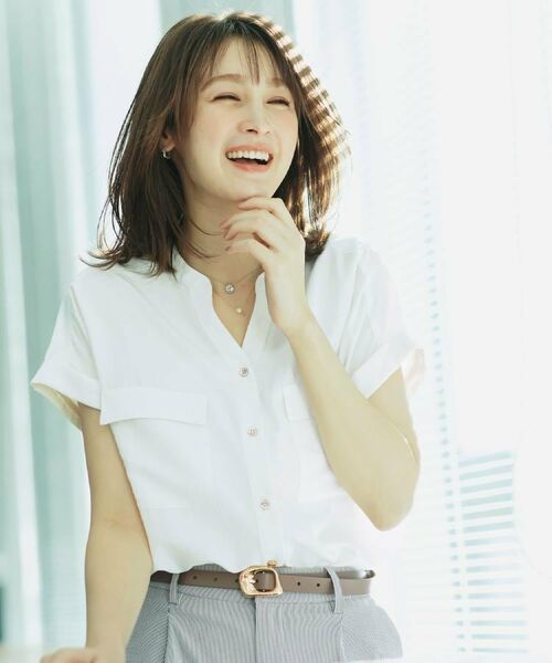 OPAQUE.CLIP / オペーク ドット クリップ ネックレス・ペンダント・チョーカー | メタル×フェイクパール 2連ネックレス | 詳細2