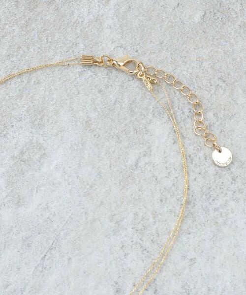 OPAQUE.CLIP / オペーク ドット クリップ ネックレス・ペンダント・チョーカー | メタル×フェイクパール 2連ネックレス | 詳細5