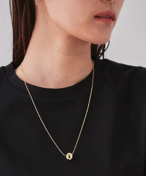 OPAQUE.CLIP / オペーク ドット クリップ ネックレス・ペンダント・チョーカー | ダブルリングネックレス | 詳細4