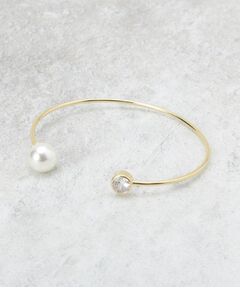 OPAQUE.CLIP / オペーク ドット クリップ ブレスレット・バングル | ビジュー×フェイクパール バングル