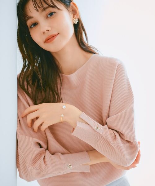 OPAQUE.CLIP / オペーク ドット クリップ ブレスレット・バングル | ビジュー×フェイクパール バングル | 詳細2