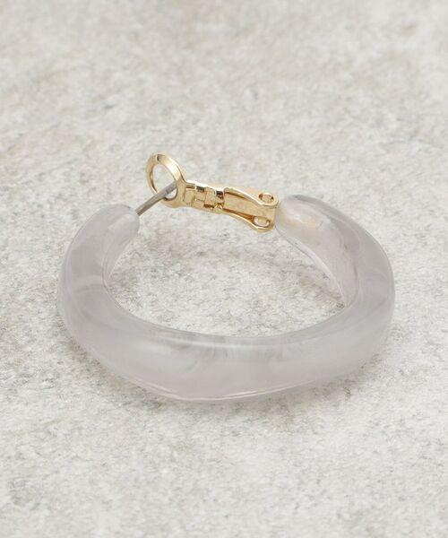 OPAQUE.CLIP / オペーク ドット クリップ ピアス・イヤリング | シアーカラーフープピアス | 詳細2