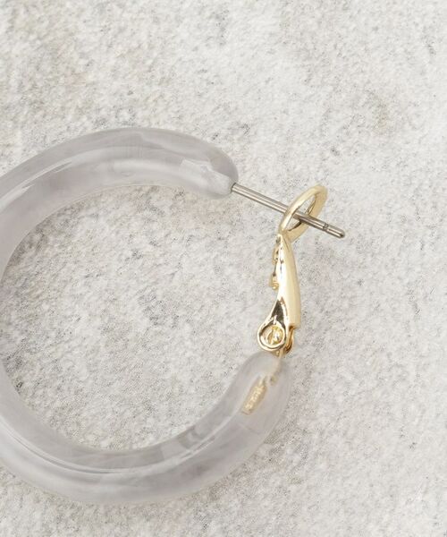 OPAQUE.CLIP / オペーク ドット クリップ ピアス・イヤリング | シアーカラーフープピアス | 詳細3